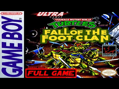 Teenage Mutant Ninja Turtles: Fall of the Foot Clan [GAME BOY] Walkthrough FULL GAME [4K60ᶠᵖˢ🔴]