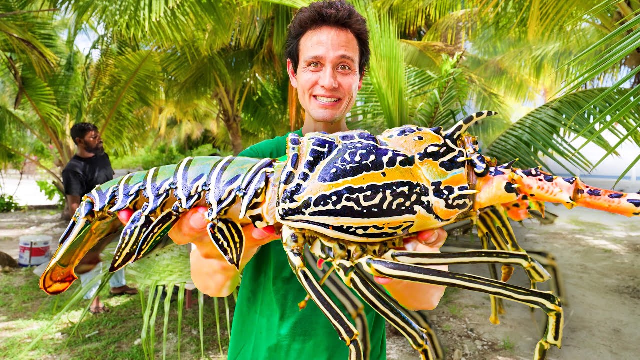 Eating Giant Rock Lobster! Why This REMOTE ISLAND is Food Paradise!