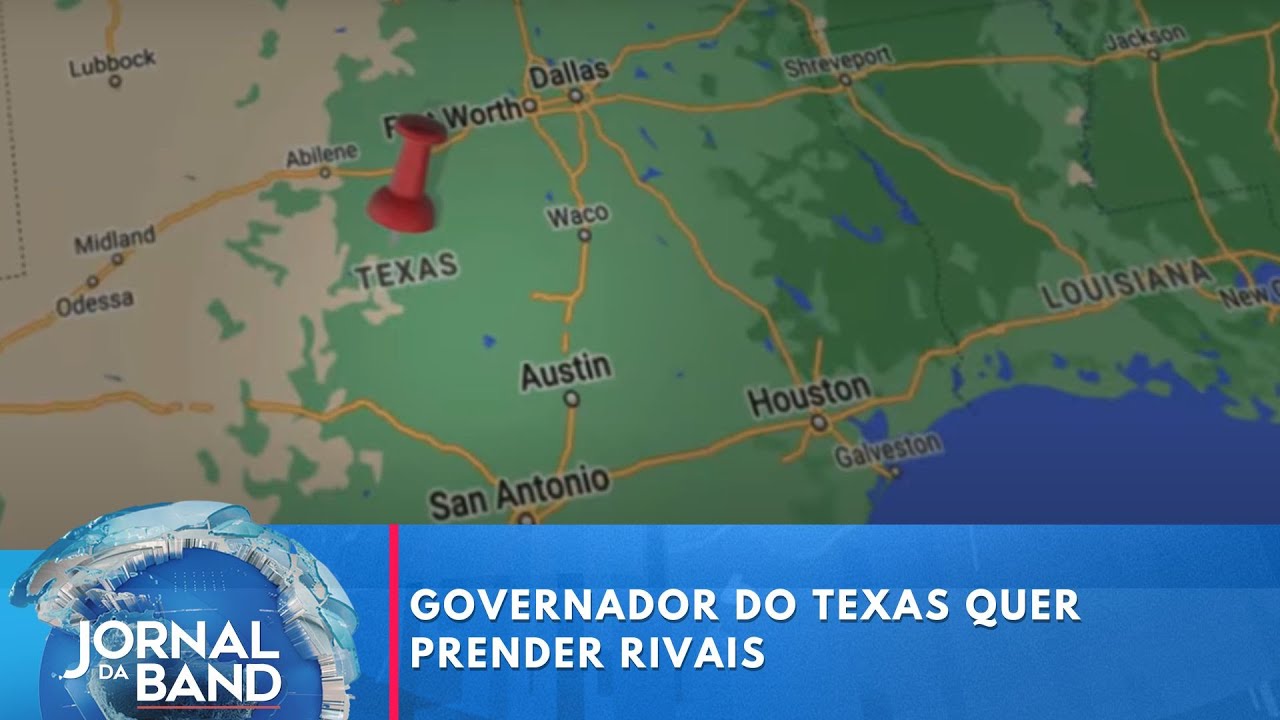 Governador do Texas quer prender rivais | Jornal da Band