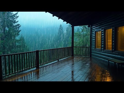 Barulho de Chuva e Trovão no Telhado para Dormir, Acalmar à Alma