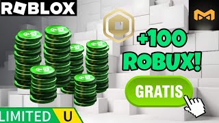 ¡CONSIGUE 100 ROBUX GRATIS EN ROBLOX! (PARA 5 MIL JUGADORES) SÓLO PARA PC en Medal🤑🤩