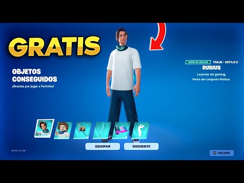 Como Conseguir la NUEVA SKIN *RUBIUS* GRATIS en FORTNITE! 🔥😱 (Skin Rubius Fortnite)