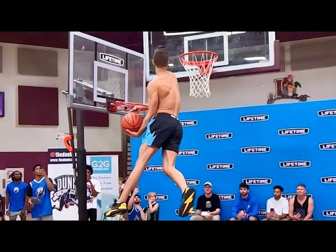 Jordan Kilganon Tests 46.1 inch STANDING Vertical