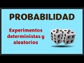 Experimentos Aleatorios y Deterministas