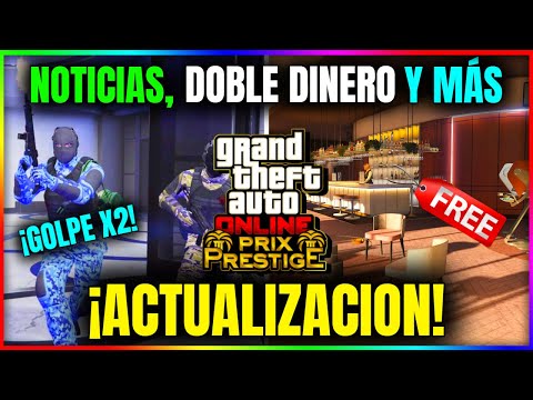 NUEVA ACTUALIZACION EPICA en GTA5 Online! REGALO! GOLPE AL DOBLE! DESCUENTOS Y NOTICIAS!!