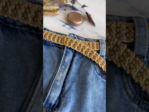Cinto de crochê! #shorts #diy #crochet