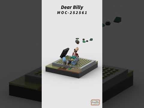 LEGO - Dear Billy - Stranger Things - Build Animation Time Lapse