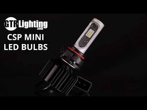 8 Sides LED Csp Chips Headlight Bulbs Mini Body H7 360 Degree Full