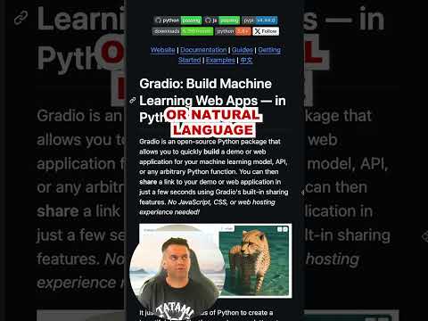 Gradio - Front end for your AI models and apps.