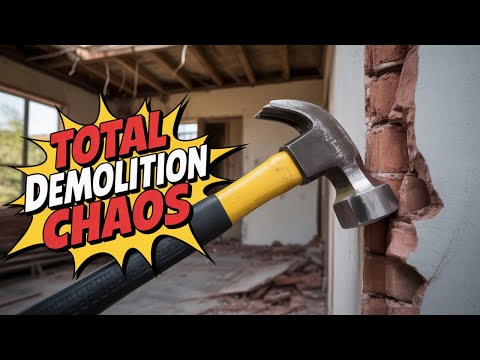 I BLEW UP OUR FIRST HOUSE!! 💣😂 (Total Disaster) | Deconstruction Simulator - Episode 3