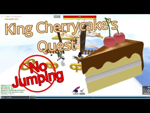 Can you beat King Cherrycake's Quest without Jumping? Roblox R2DA