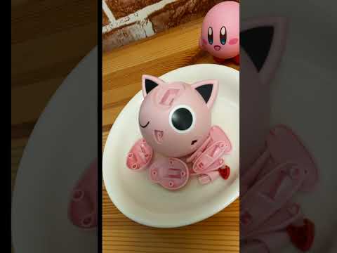 pokemon! stop motion animation.「strange purine」#shorts