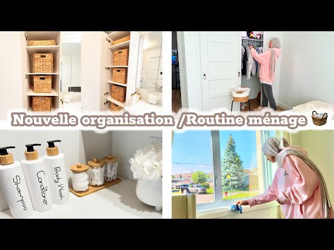 Nouvelle Organisation/ Routine ménage 🧺🧽