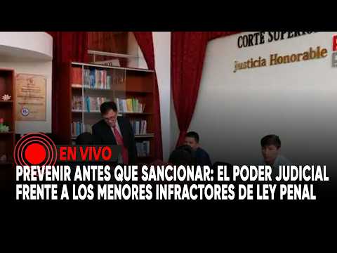 Prevenir antes que sancionar: el Poder Judicial frente a los menores infractores de ley penal