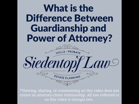 Video: What’s the Difference Between a Guardianship and a Power of Attorney?
