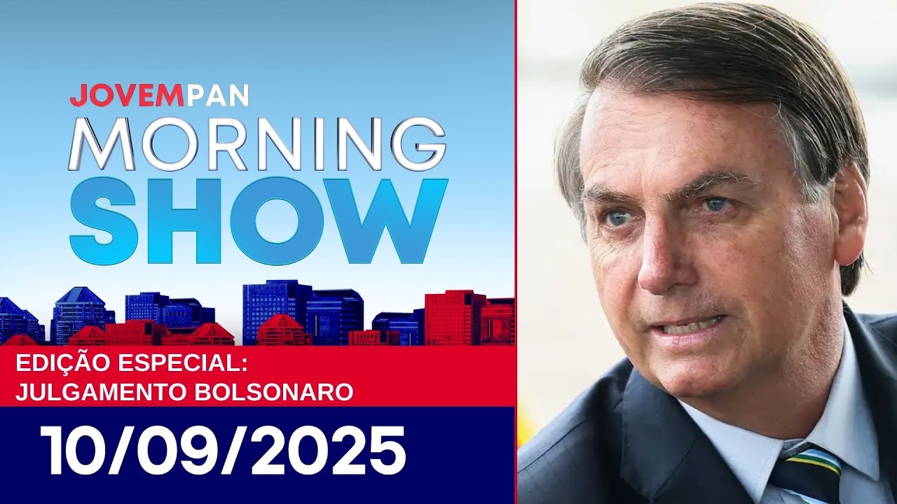 AO VIVO VOTAÇÃO DO JULGAMENTO DE BOLSONARO | MORNING SHOW   10092025