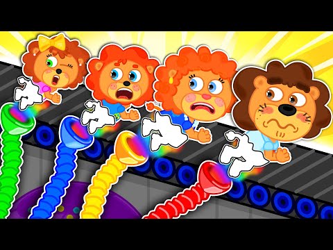 Lion Family | What If Family's Color Was Lost  Learns Colors for Kids | Cartoon for Kids