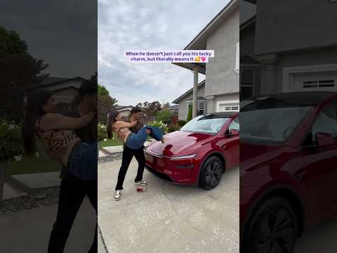 Happy tears🥹🫶🏻#newcar #couplegoal #dreamy #romantic #husbandwife #foryou #relatable #love #cute