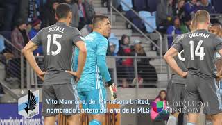 Minnesota United's Vito Mannone named MLS goalie of the year