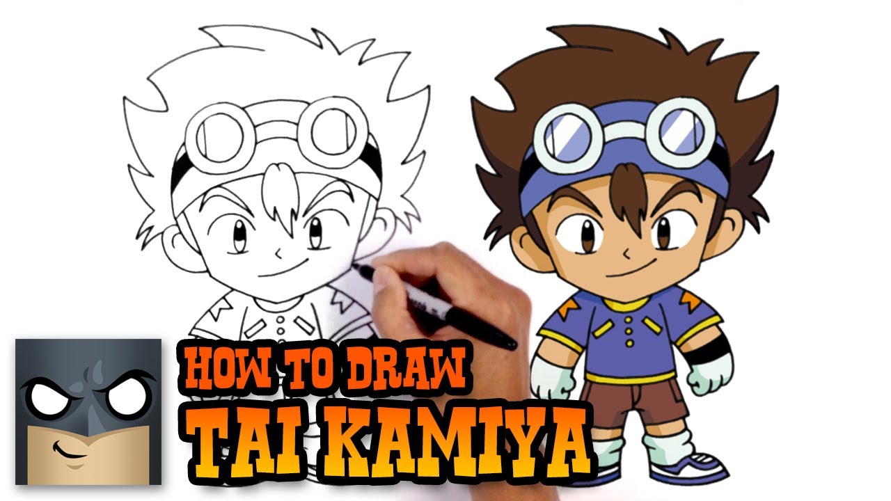 How to Draw Tai Kamiya - Digimon