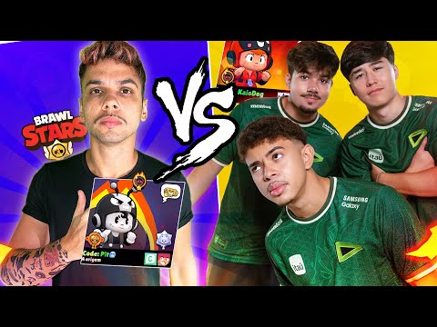 DESAFIEI o NOVO TIME DA LOUD para um X1 no BRAWL STARS 😎🏆