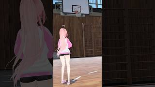 ぼっちバスケ🏀⛹️‍♀️#我部りえる #shorts  #あおぎり高校 #vtuber