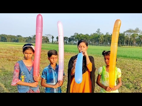 outdoor fun with Rocket Balloon and learn colors for kids by I kids episode -109.