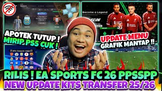 DOWNLOAD EA SPORTS FC 26 PSP ORIGINAL Android Offline FIFA 26 PPSSPP Graphics HD New Kits &Transfers