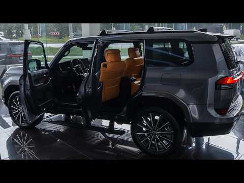 2025 Gray Lexus GX 550 Luxury+ 3.5 AT AWD - Luxury Family SUV in Detail