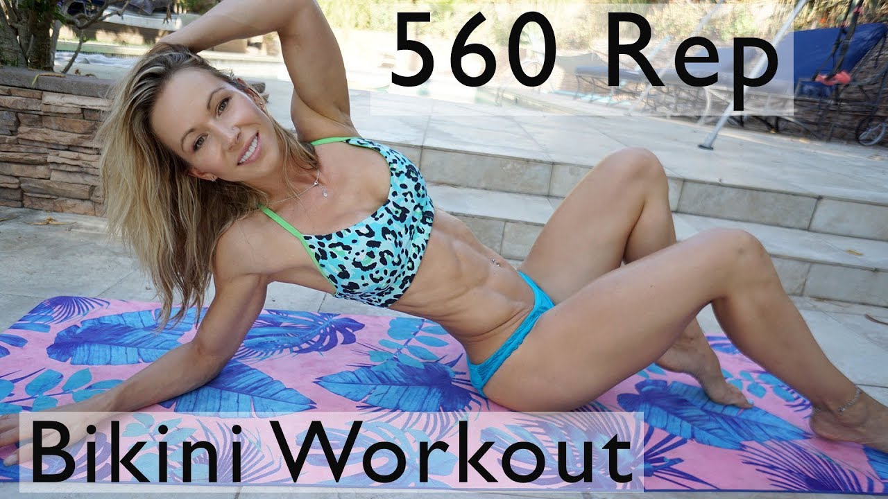 560 REP BIKINI WORKOUT for Beginners Zuzka Light