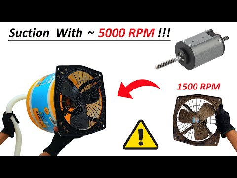 Do not throw away your old Exhaust - DIY Mini Jet Ventilation Fan