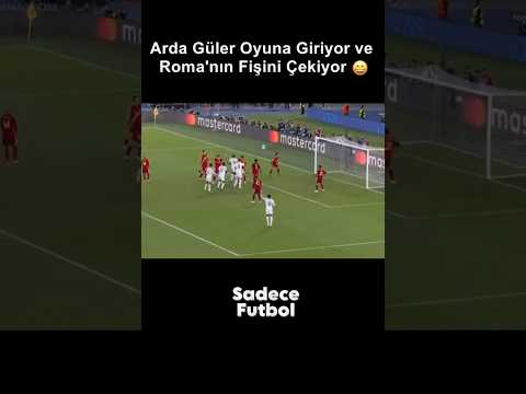 Arda Güler Oyuna Giriyor ve Roma'nın Fişini Çekiyor 🔥 #futbol #keşfet