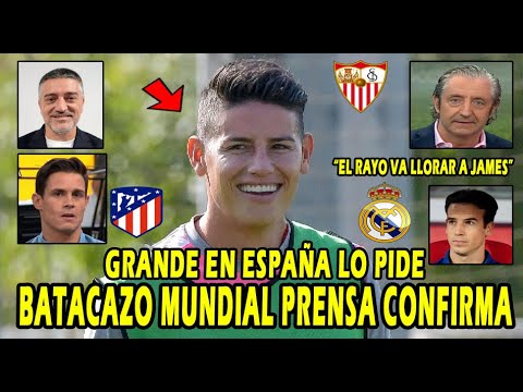 BOMBAZO DT LO PIDE¡¡ JAMES RODRIGUEZ SEVILLA IMPACTA EN ESPAÑA LLORA IÑIGO Y RAYO