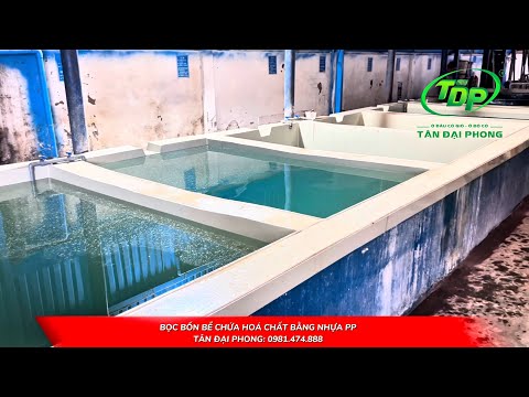 Bộc Bồn Bể Chống Ăn Mòn Hoá Chất, Bằng Nhựa PP