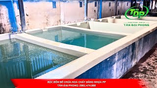 Bộc Bồn Bể Chống Ăn Mòn Hoá Chất, Bằng Nhựa PP