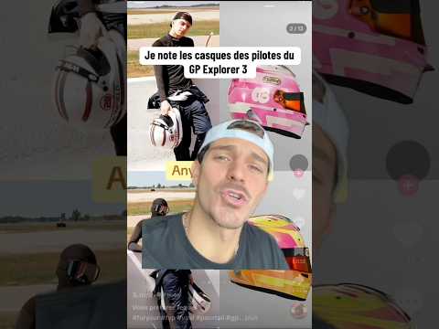 On note les casques du GP Explorer 3 ! 😮‍💨 #bocco #automobile