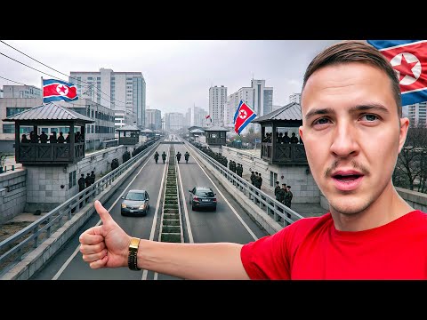 I Tried to Hitchhike the China-NORTH KOREA Border 🇰🇵 (BAD IDEA)