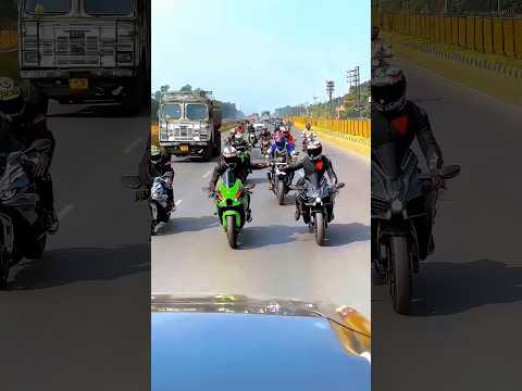 zx10r #ninja h2#bms1000rr all super bike on road 🛣️♥️♥️#trending #viral #video