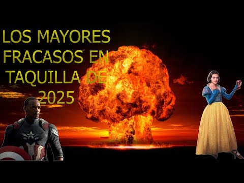 ¡LOS MAYORES FRACASOS DE TAQUILLA EN 2025! #cinema