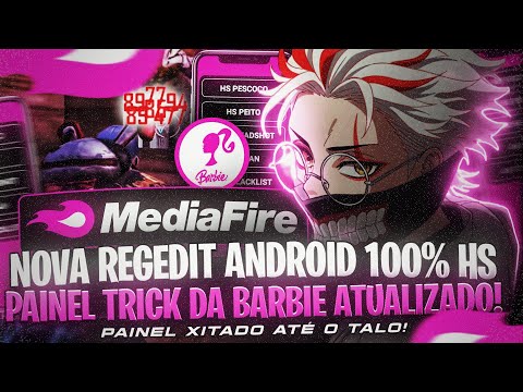REGEDIT PREMIUM ANDROID 😈 PAINEL BARBIE 80% HEADSHOT ANDROID!