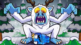 99 NIGHTS in a SNOW FOREST! (Mammoths, Igloos, Yeti!?)