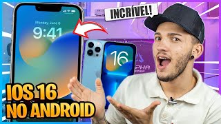 😍 100% IGUAL!! COMO DEIXAR O CELULAR IGUAL AO IPHONE 13 ( NOVO IOS 16 )