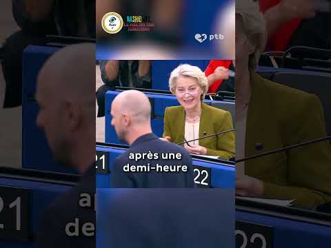 Marc Botenga face à la présidente de l'Union européenne ( vous avez peur)
