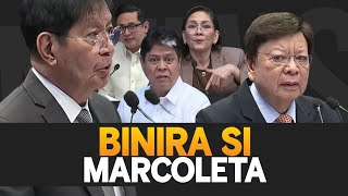 Senator Lacson, itinama ang umano'y hilaw na interpretasyon ni Senator Marcoleta | DAE News Ph