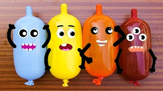 Making Slime With Funny Balloons Cute #Doodles #50 | RELAXING SATISFYING #SLIME