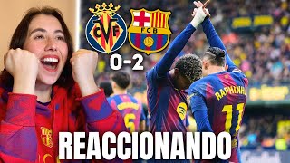 🔥REACCIONANDO VILLARREAL 0-2 FC BARCELONA ¡EL BARÇA CAMPEÓN DE INVIERNO!💙❤️