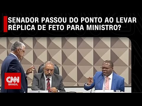 Senador passou do ponto ao levar réplica de feto para ministro? | CNN ARENA