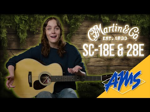 Play for days with the all-new Martin SC-18E and SC-28E Acoustic Guitars