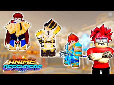 ВЫБИЛ СРАЗУ ТРИ НОВЫХ СЕКРЕТКИ В ANIME DEFENDERS ROBLOX