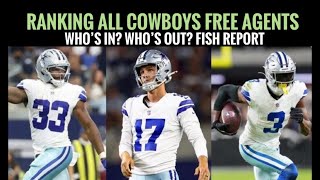 #Cowboys 2026 Free Agents: Fish Contract Predictions For Every Guy 